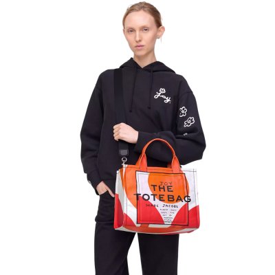 DAVID SHRIGLEY X MARC JACOBS CANVAS MEDIUM TOTE BAG